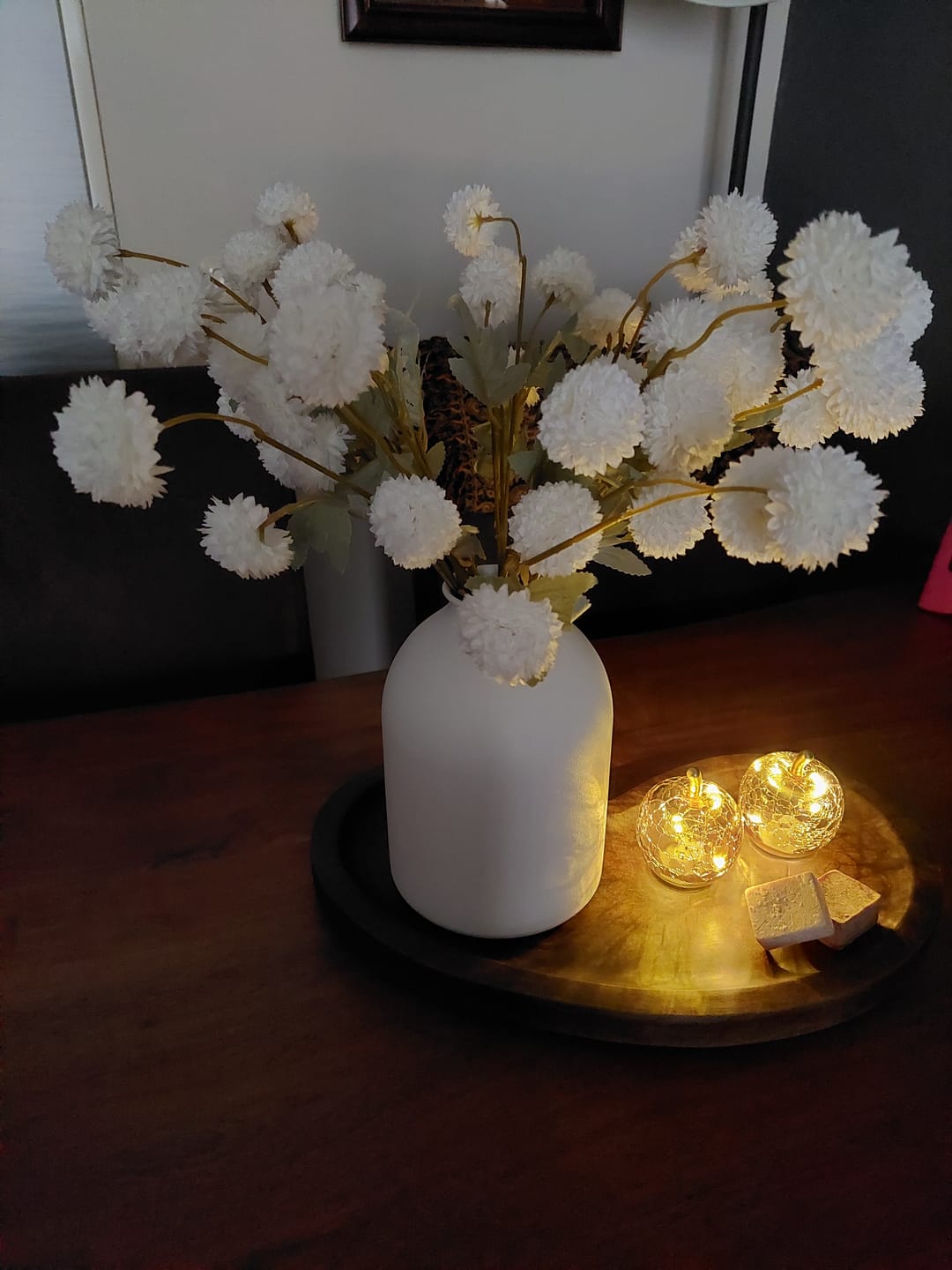 Customer photo review of Zijden Kiku Bloemen - Wit