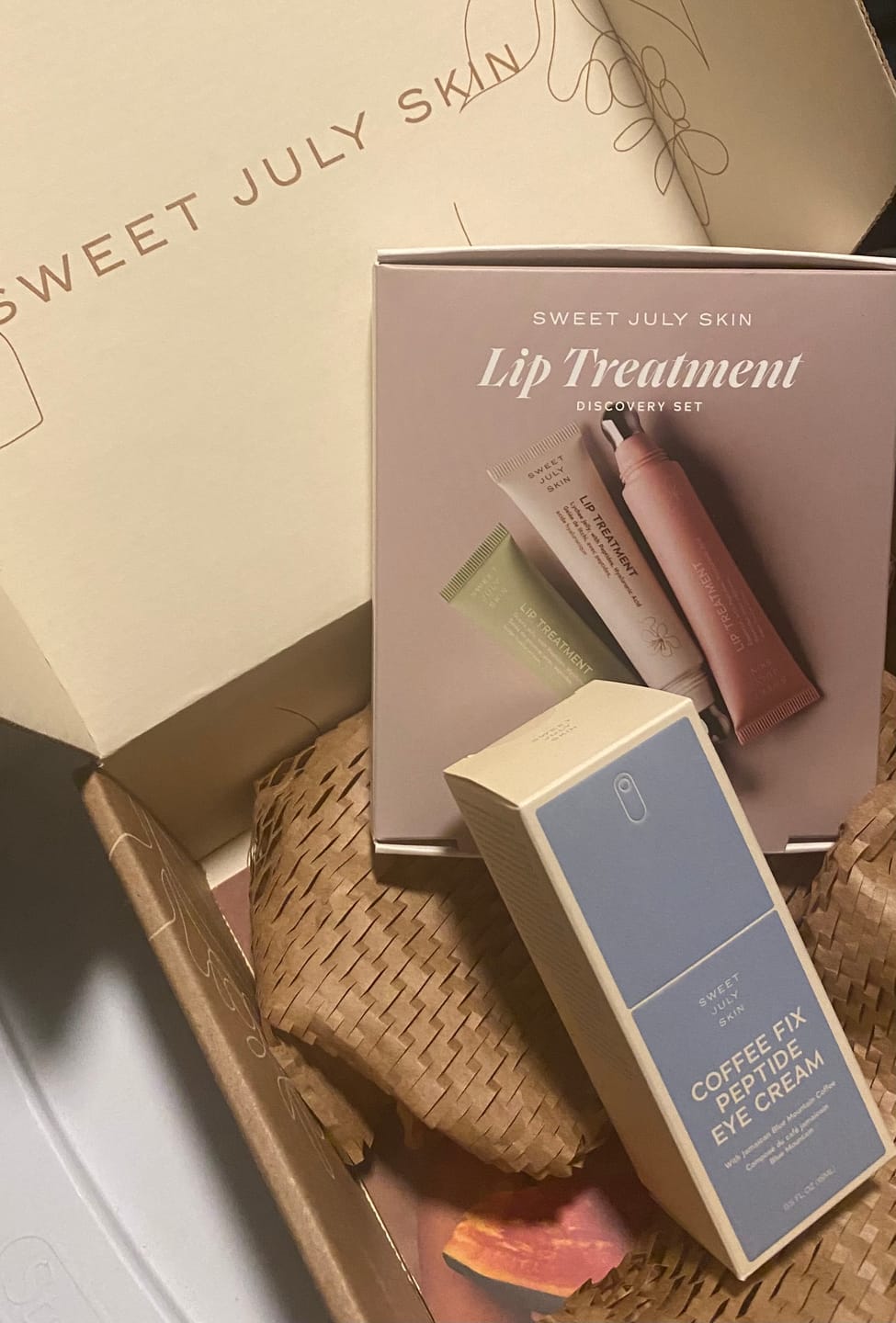 Customer photo review of Lip Treatment Discovery Set