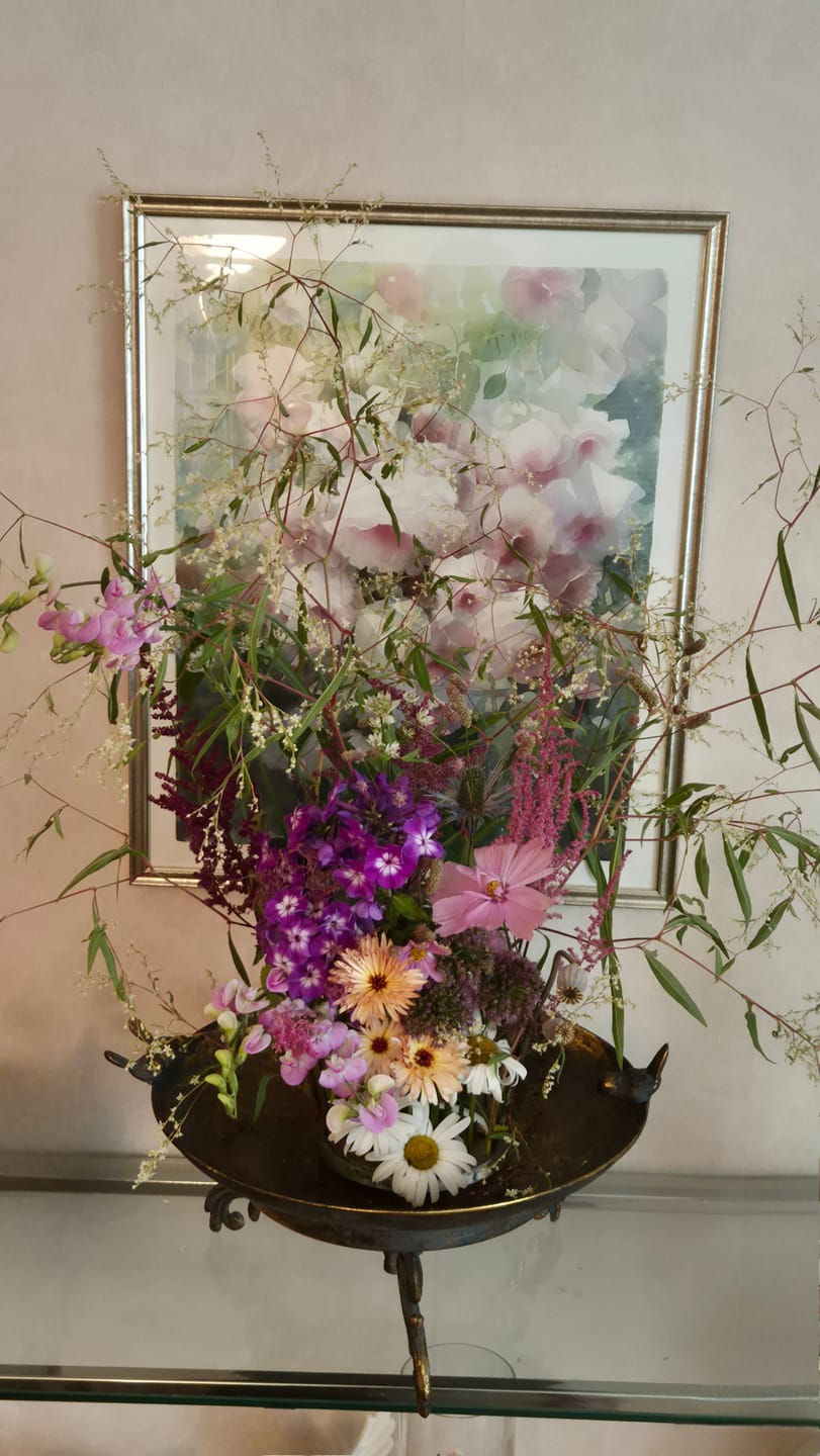 Customer photo review of Kenzan Ring 200 mm Flower Frog