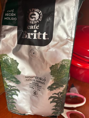 Customer photo review of Café Britt Montecielo Café De Tarrazú Molido