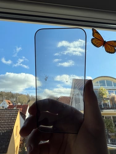 Customer photo review of 3 in 1 Screen Protector - iPhone