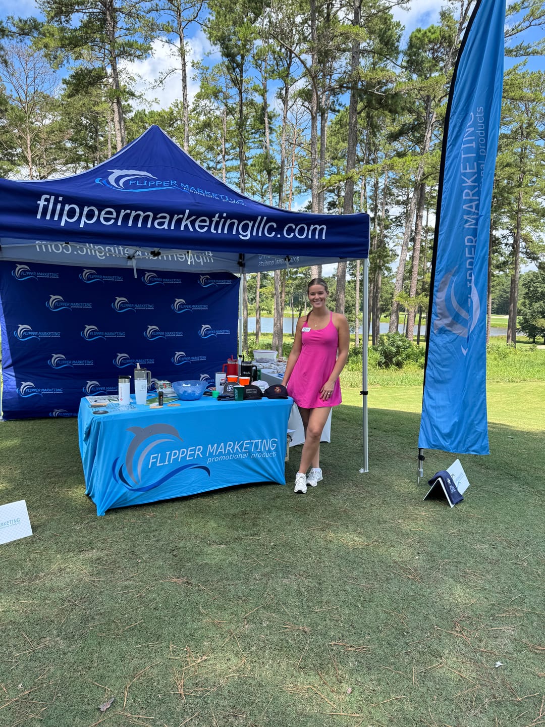 Customer photo review of 10' Canopy Tent Wall (Dye Sublimated)