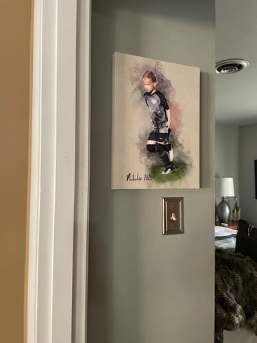 Customer photo review of Personalized photo Painting