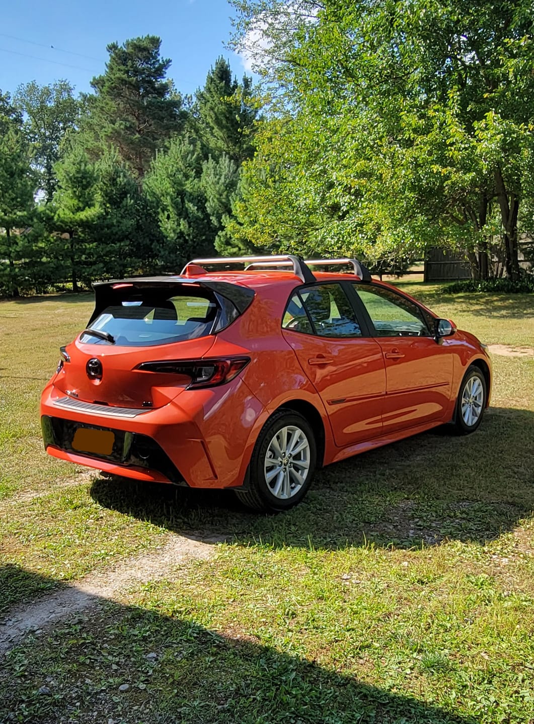 Customer photo review of 2019-Up Toyota GR Corolla | Corolla Hatchback CE Package Rear Roof Wing Spoiler