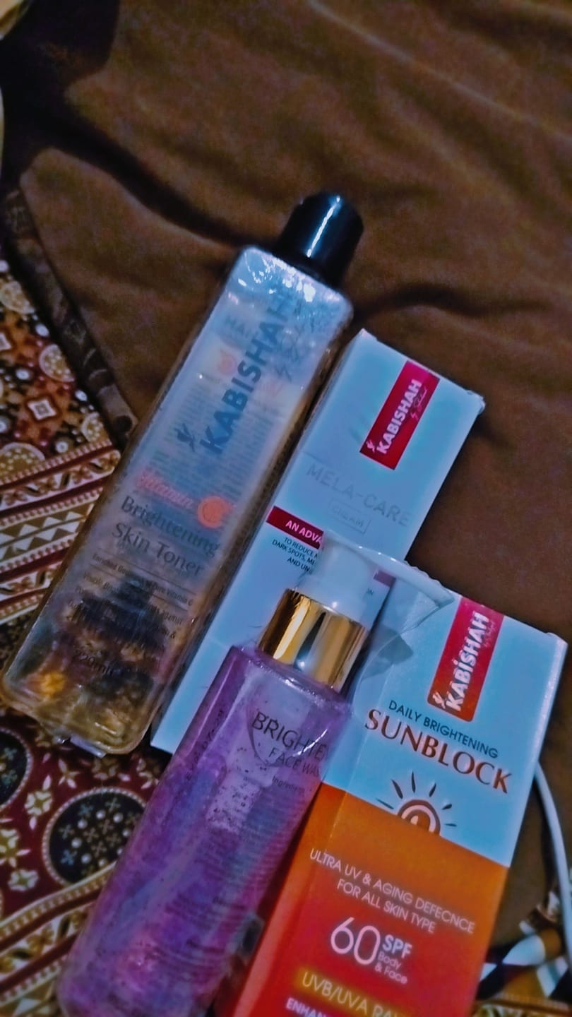 Customer photo review of Bright & Even Skintone Kit