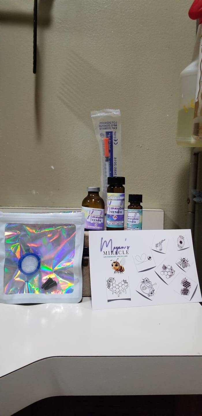 Customer photo review of Natural Grade Bee Venom Therapy Kit