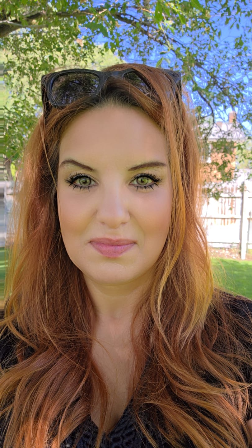Customer photo review of Amazonia Icy Volcano Gray Prescription Colored Contact Lenses