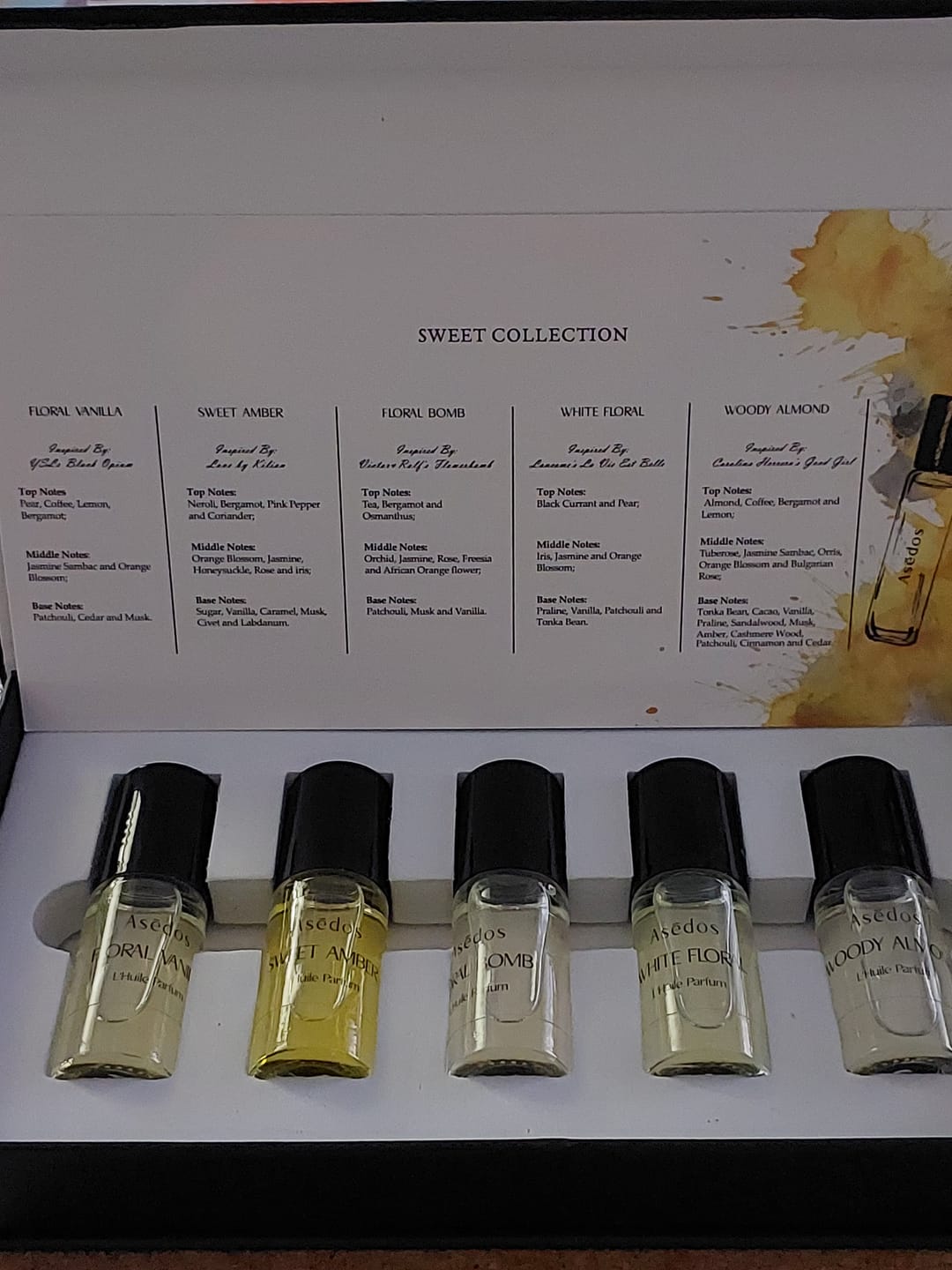 Customer photo review of Asēdos Perfume Oil Collection - Sweet