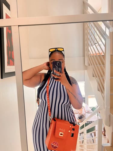 Customer photo review of Citrus Tumbler Tote