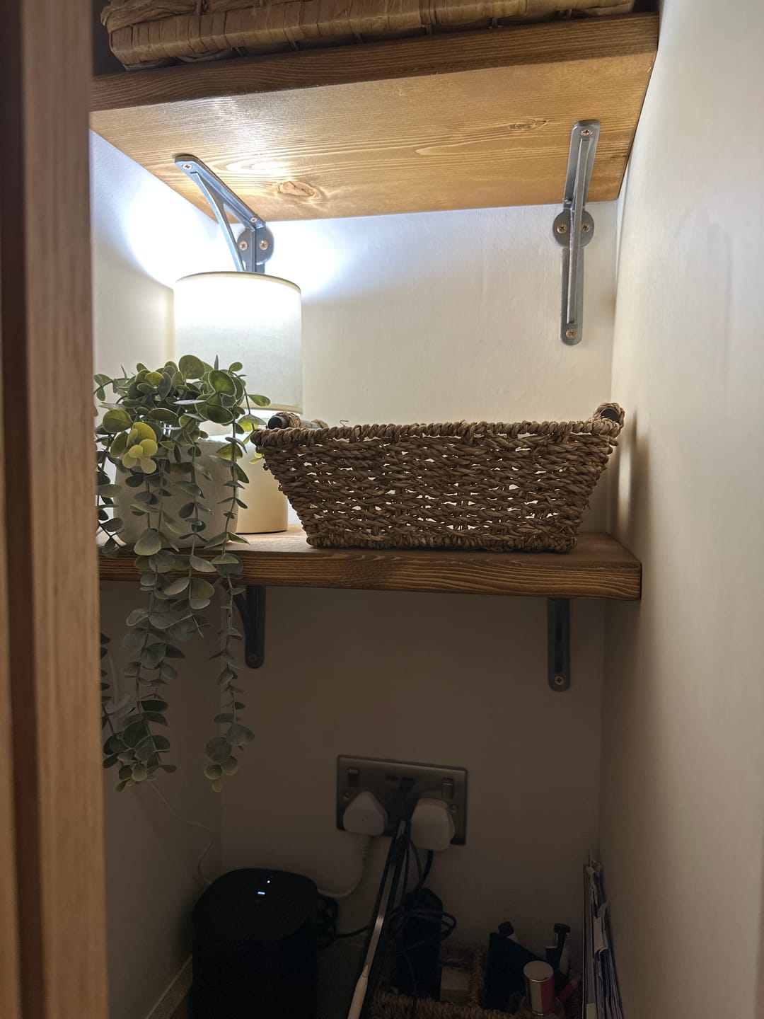 Customer photo review of 7 Inch Ironbridge Cast Iron Shelf Bracket