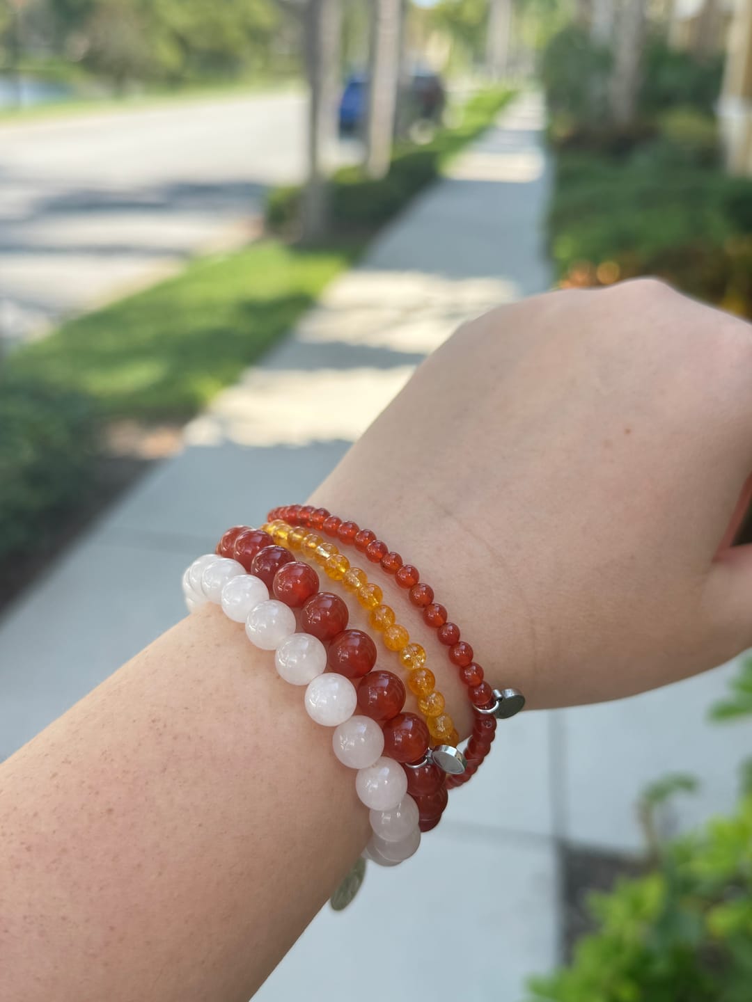 Customer photo review of Citrine Bracelet Mini