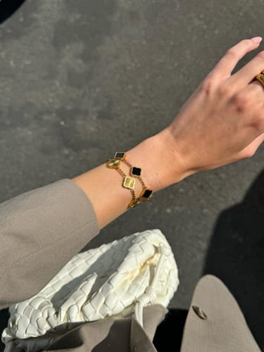 Customer photo review of Celine Clover Bracelet
