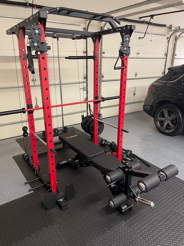 Customer photo review of Major Fitness PLM03 All-In-One Home Gym Power Rack