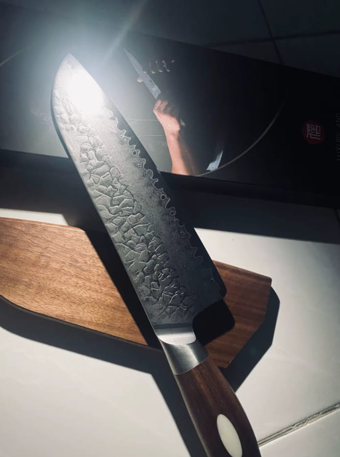 Customer photo review of XINZUO 7" (180MM) Kinomi Series Santoku