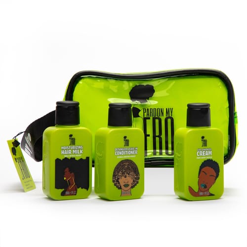 Customer photo review of Fro On-The-Go Mini Hydrating Travel Hair Set