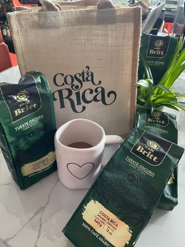 Customer photo review of COSTA RICAN DARK ROAST COFFEE