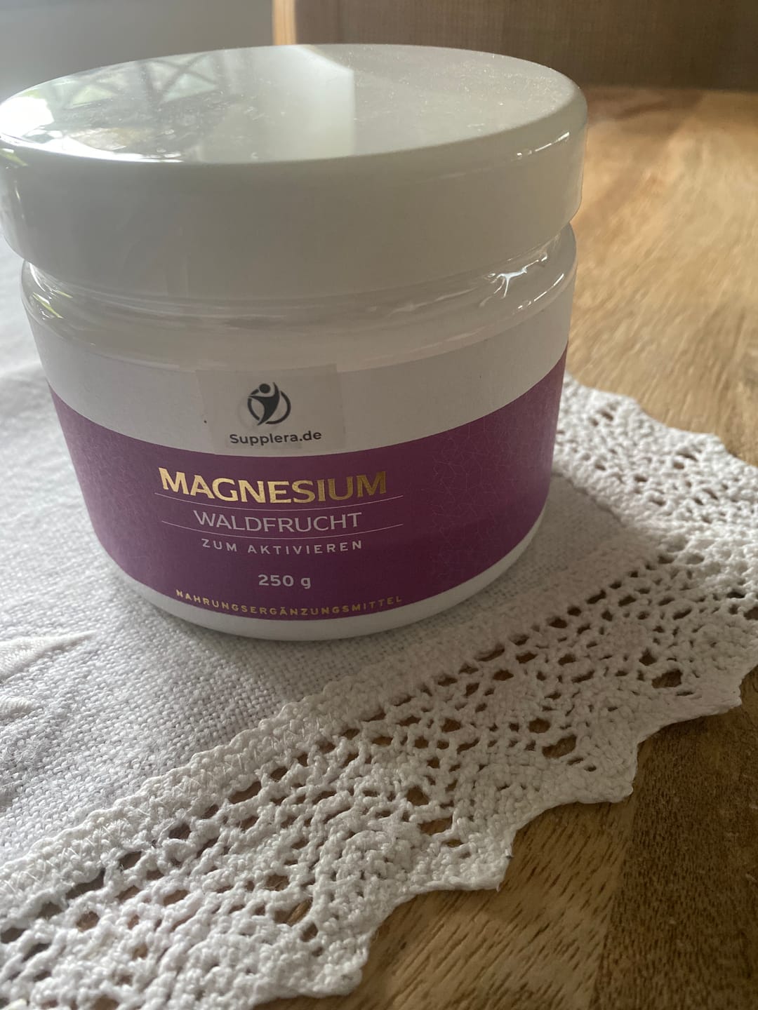 Customer photo review of Ionisches Magnesium **Waldfrucht** 250g Dose