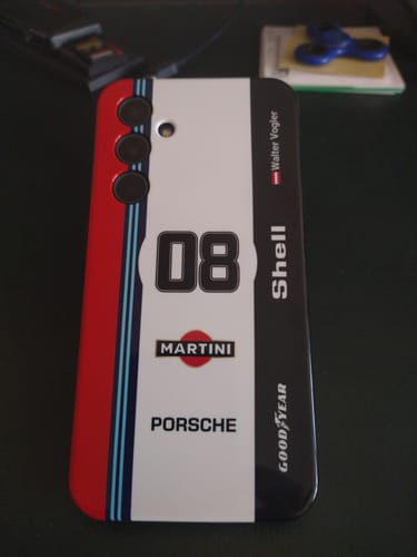 Kundenbewertung mit Foto zu 936 24h LM Sieger 1976 Livery - Individuelle Premium Hülle für Samsung
