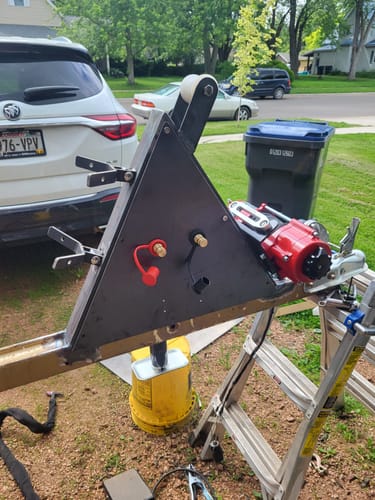 Customer photo review of Stealth 4,500lb 12v Electric Winch - Synthetic Rope