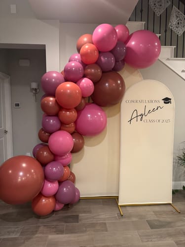 Customer photo review of Custom Balloon Garland Kit