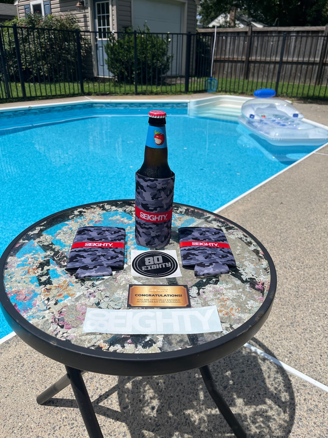 Customer photo review of 80Eighty® Camo Slim Koozie