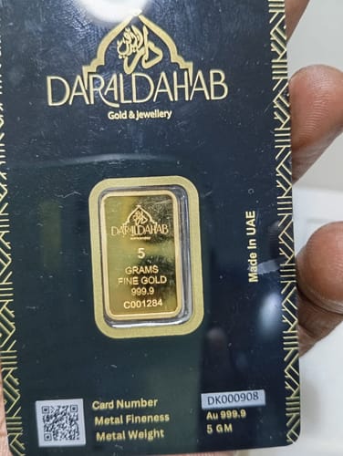 Customer photo review of 1g Gold Bar – 24K | 999.9 Fine Gold