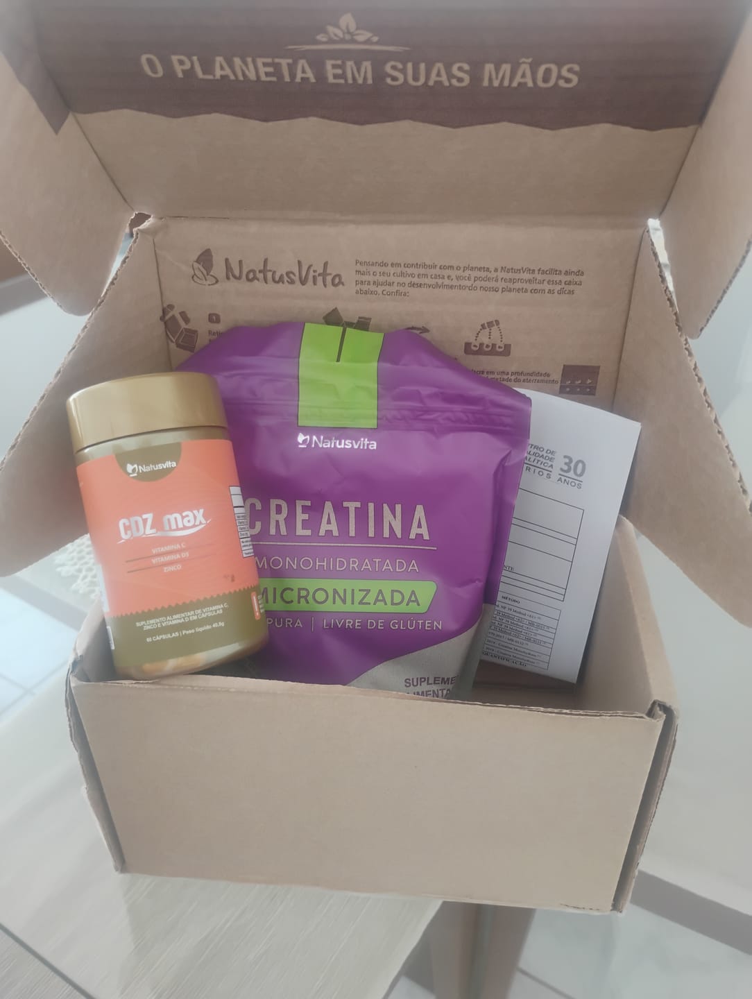 Customer photo review of CDZ (Vitamina C 1000mg + Vitamina D 2000ui + Zinco 29mg)
