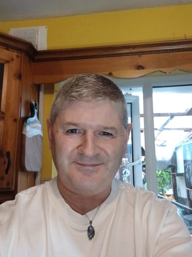 Customer photo review of Draped Keffiyeh Necklace