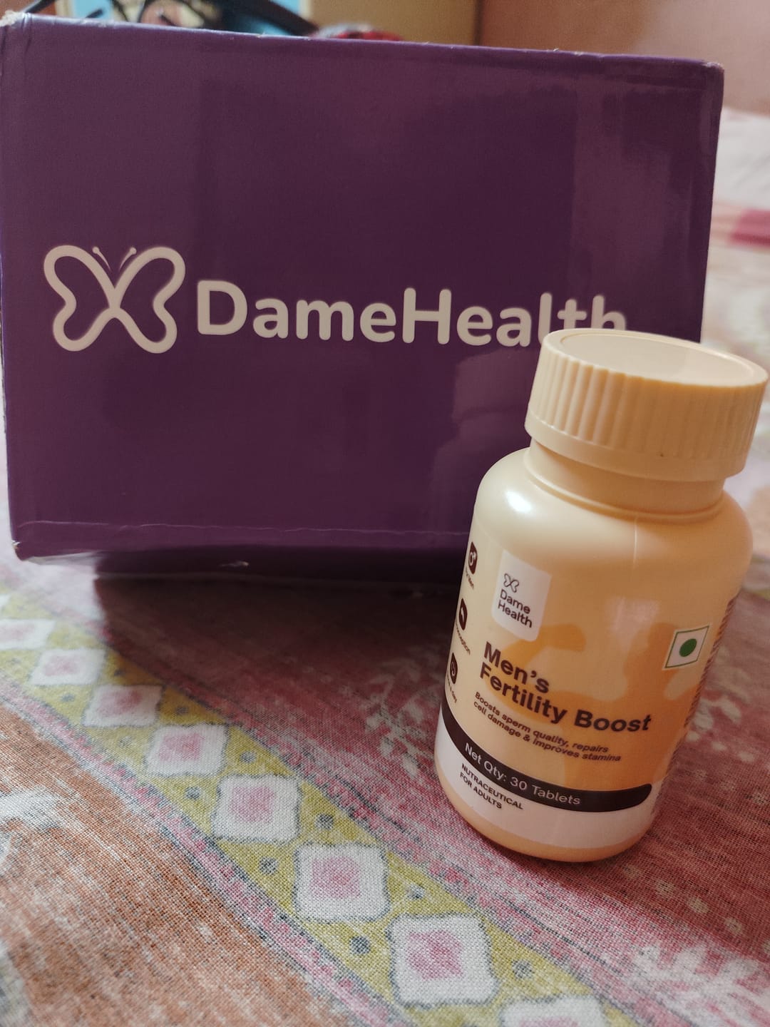 Customer photo review of Men's Fertility Boost I Men's Complete Care Multivitamin