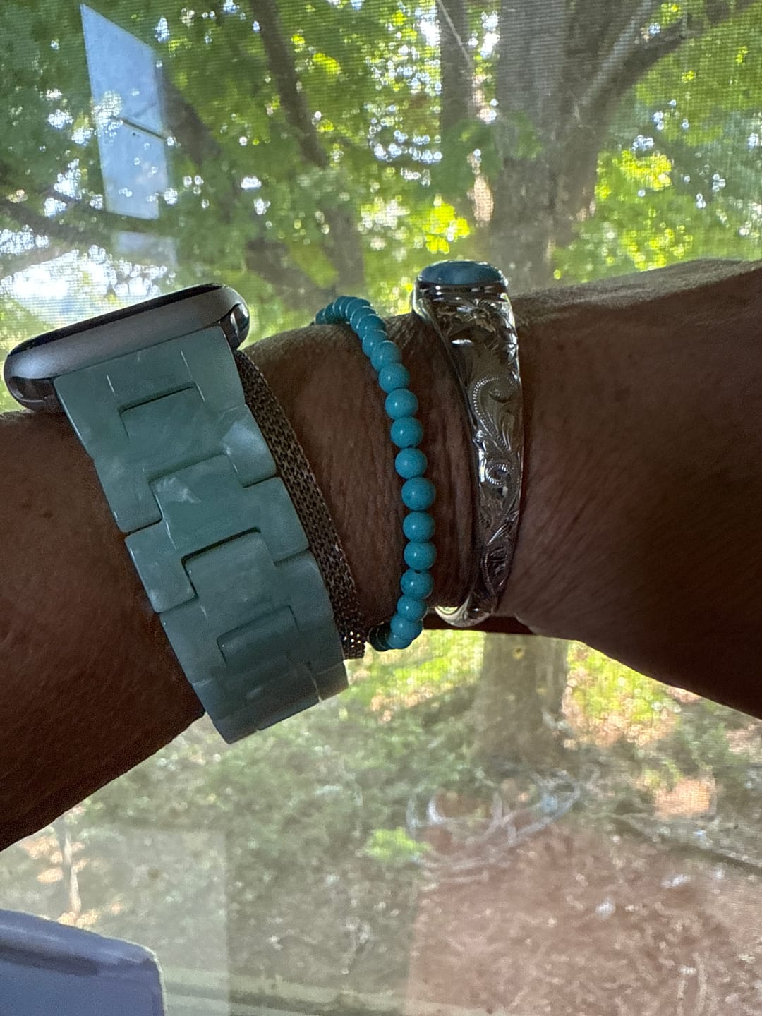 Customer photo review of Turquoise Bracelet Mini