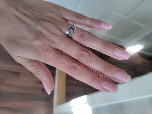 Customer photo review of Lovely Pink Dipping Powder