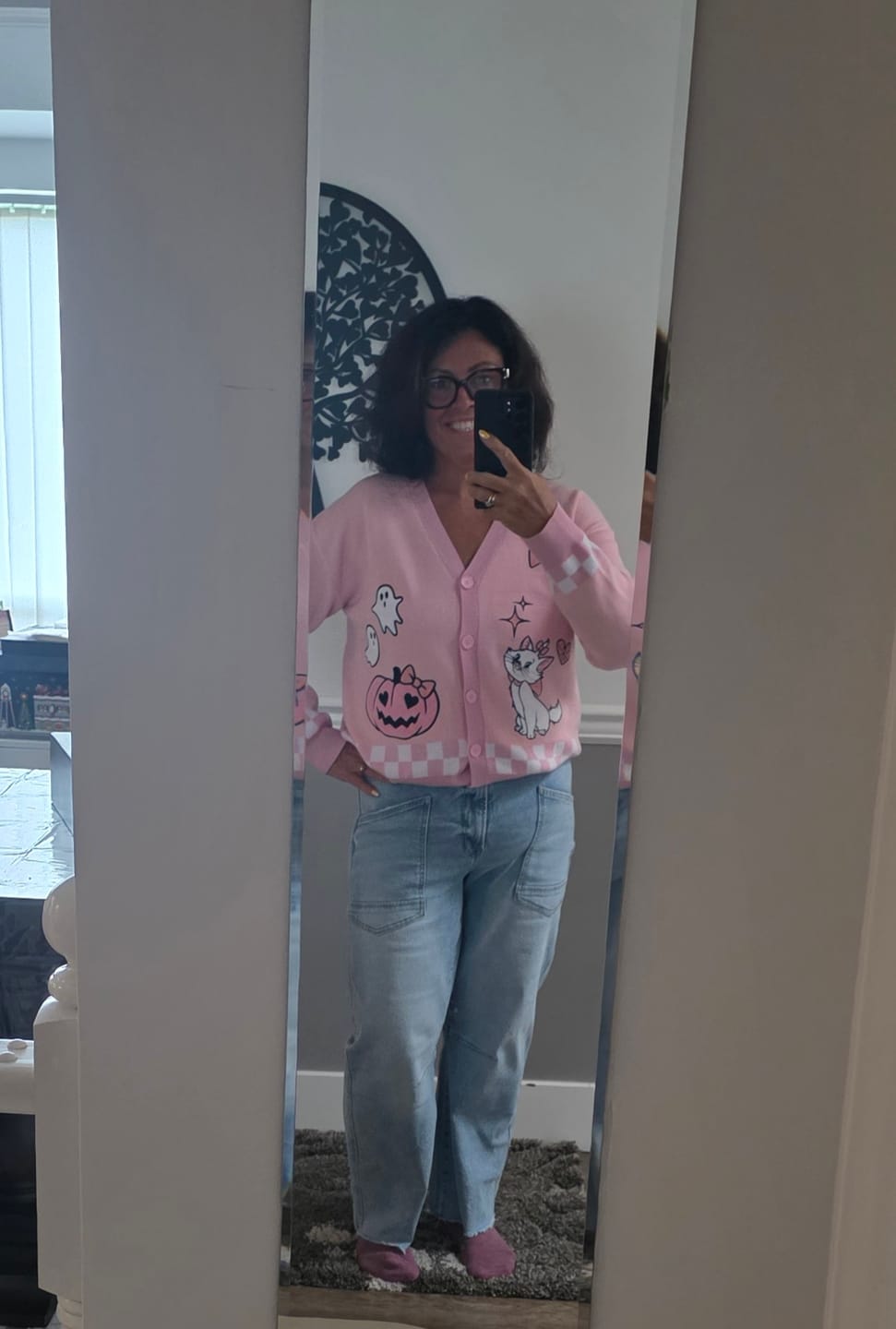 Customer photo review of Vervet City Lights Barrel Jean