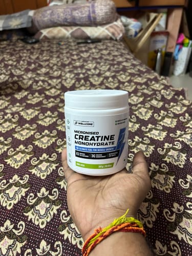 Customer photo review of Wellcore - Pure Micronised Creatine Monohydrate | Kiwi Kick (307g, 83 servings)