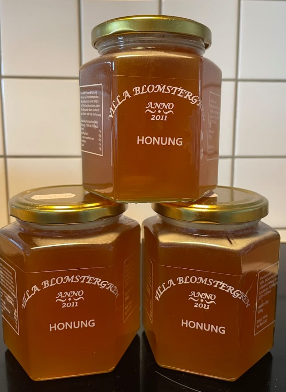 Customer photo review of 2 kg flytande honung + 110g bipollen för 599kr ink. fri frakt!