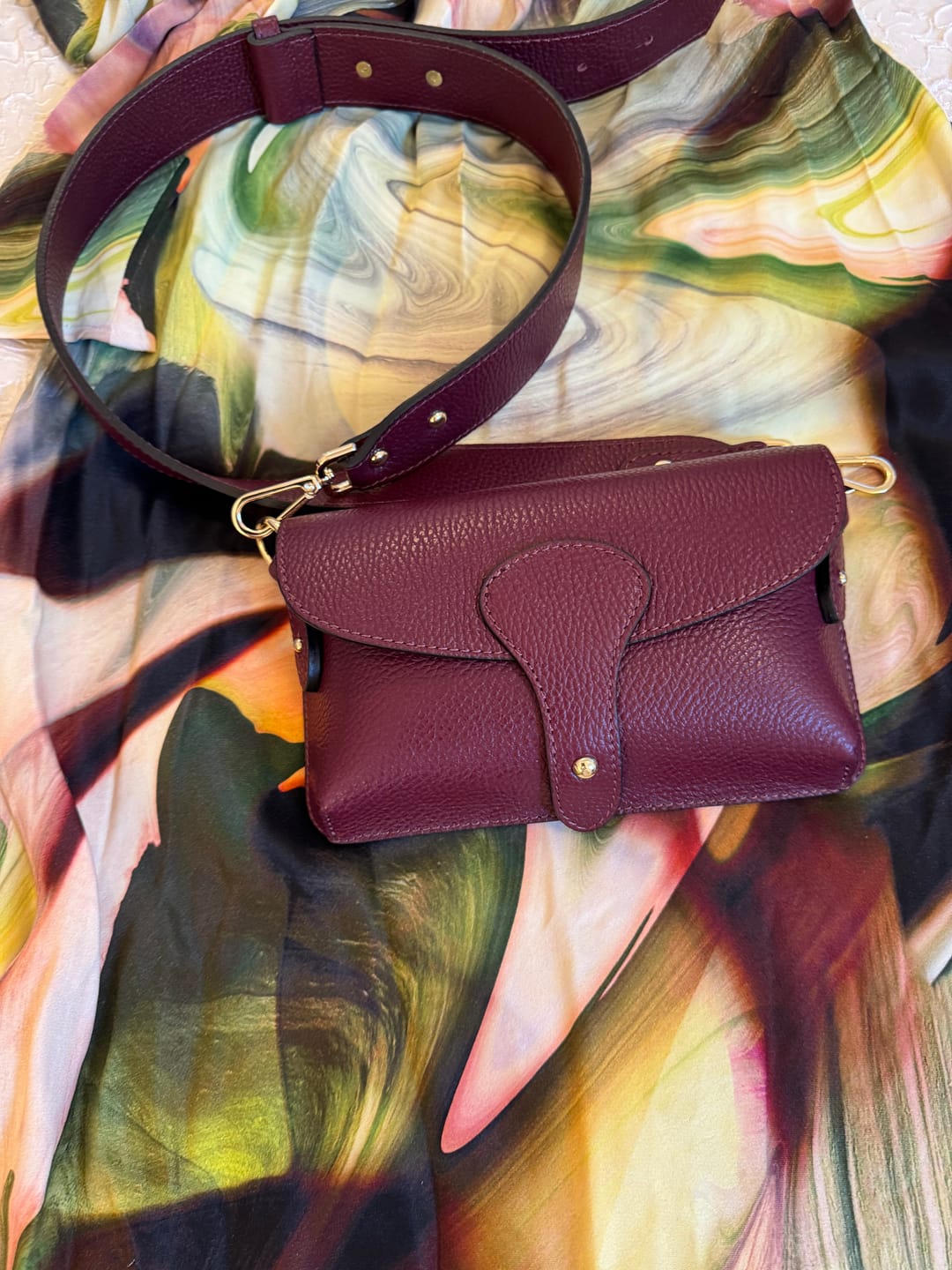 Customer photo review of Large Luca Crossbody Bag
