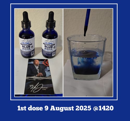 Customer photo review of (2 Pack) Ultra Methylene Blue