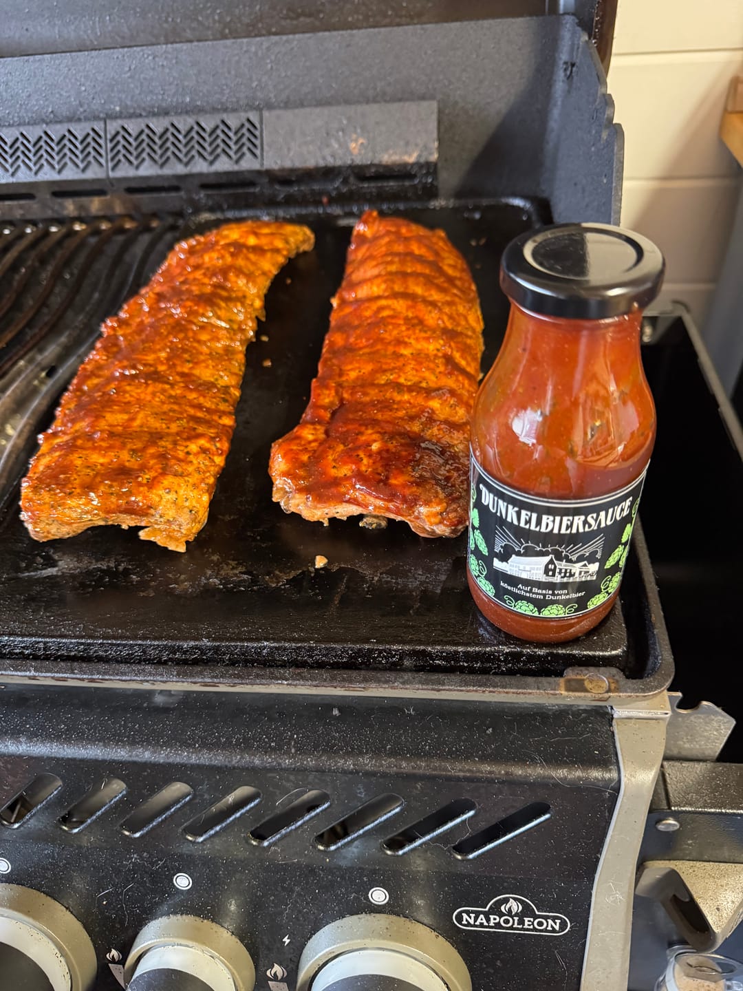 Customer photo review of Lambertus Dunkelbiersauce 250ml