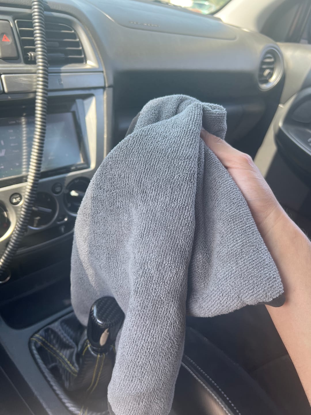 Customer photo review of Premium MicroFiber Towels (2Pack)