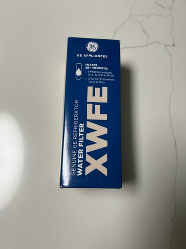 Customer photo review of XWF Refrigerator Water Filter Replacement for GE Refrigerator Water Filter XWF Water Filter-2 Pack