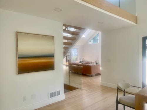 Customer photo review of Caramel Plains Canvas Art