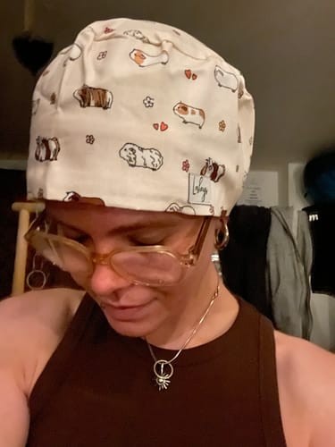 Customer photo review of OP Haube Meerschweinchen - Komfort