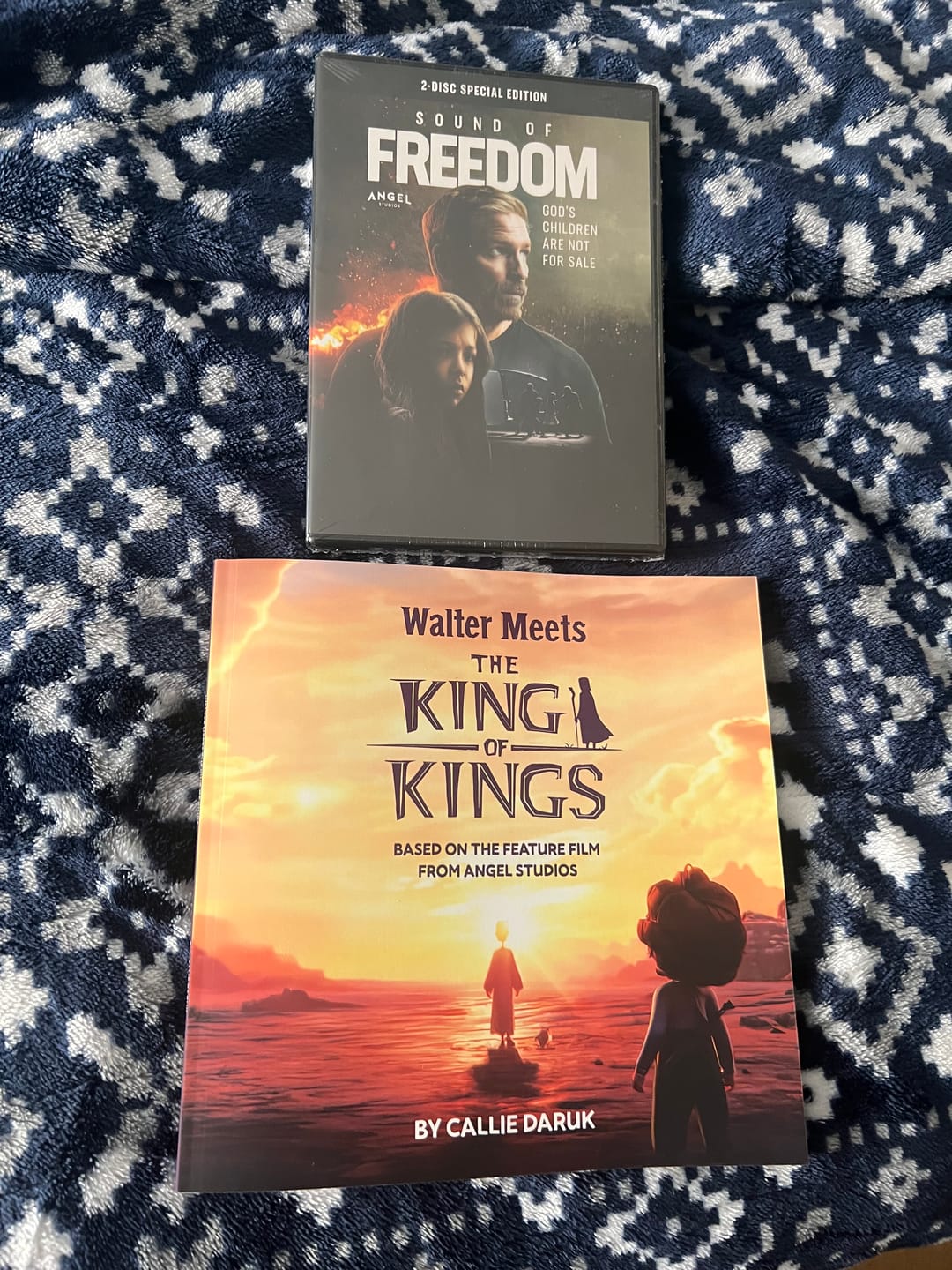 Customer photo review of Sound of Freedom Special Edition DVD or 4K Ultra HD and Blu-ray