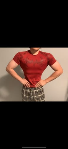 Customer photo review of Void Tech™ Dark Matter Compression [CRIMSON RED]