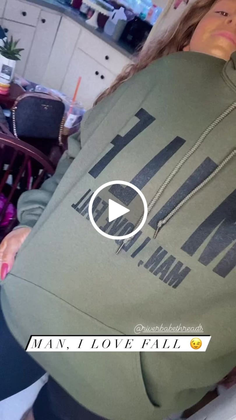 Customer video review of MILF • Olive Hoodie