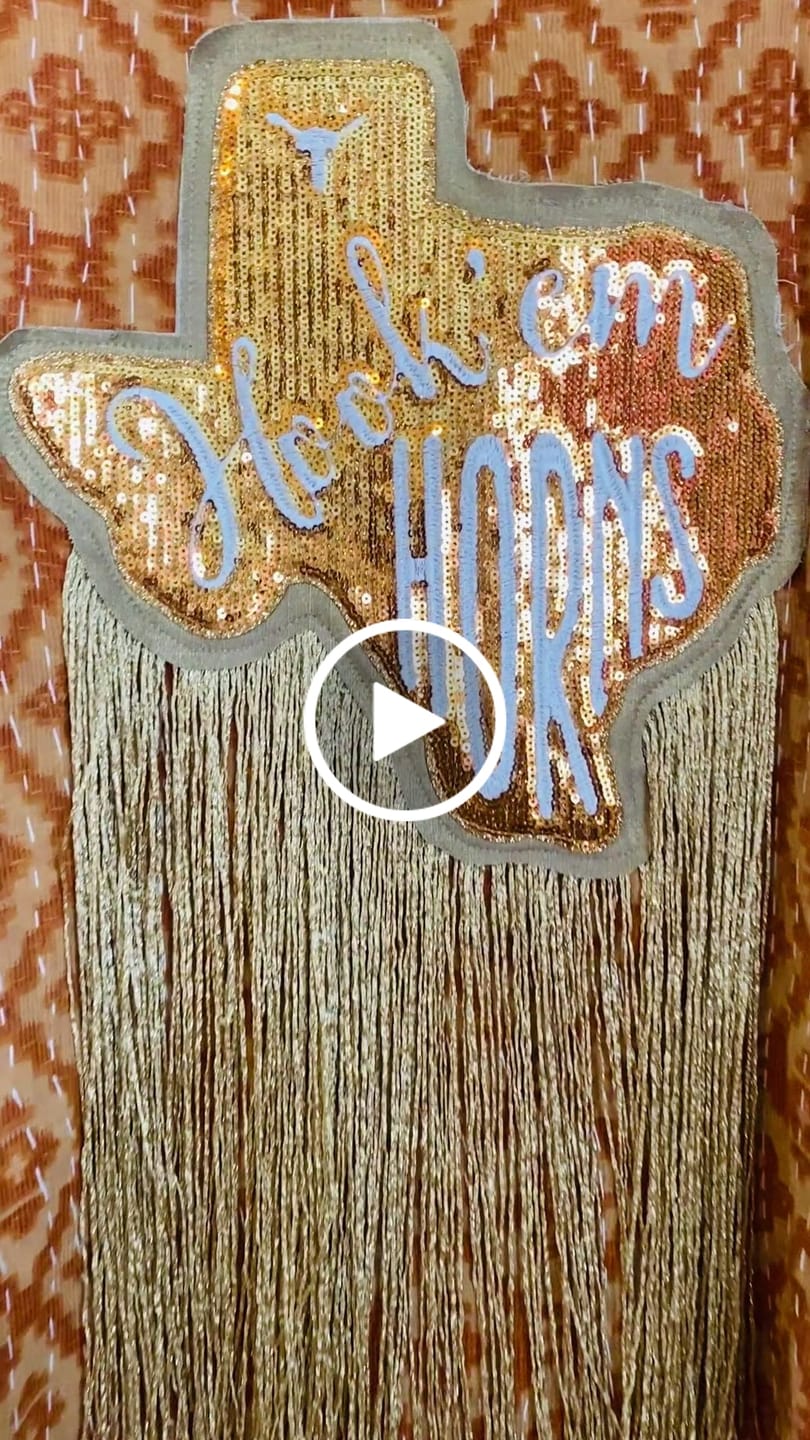 Customer video review of 12" Glitter Chainette Fringe Trim (Sold by the Yard)