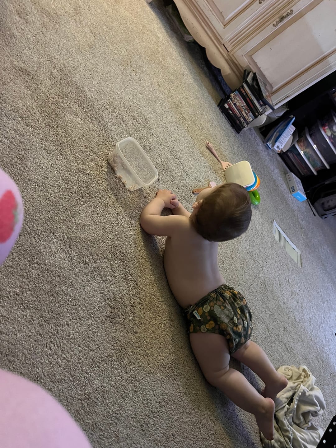 Customer photo review of Solid Color: Essentials Pocket Cloth Diaper with Athletic Wicking Jersey, Grows with your Baby