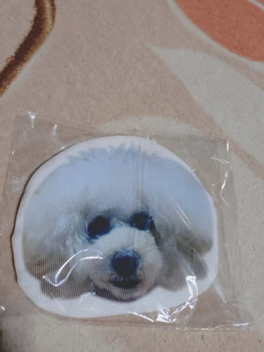 Customer photo review of 本物そっくり♪ペットフェイスバッグ