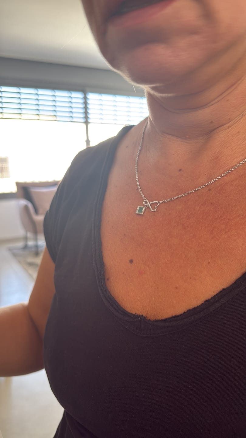 Customer photo review of Eternal Love Necklace