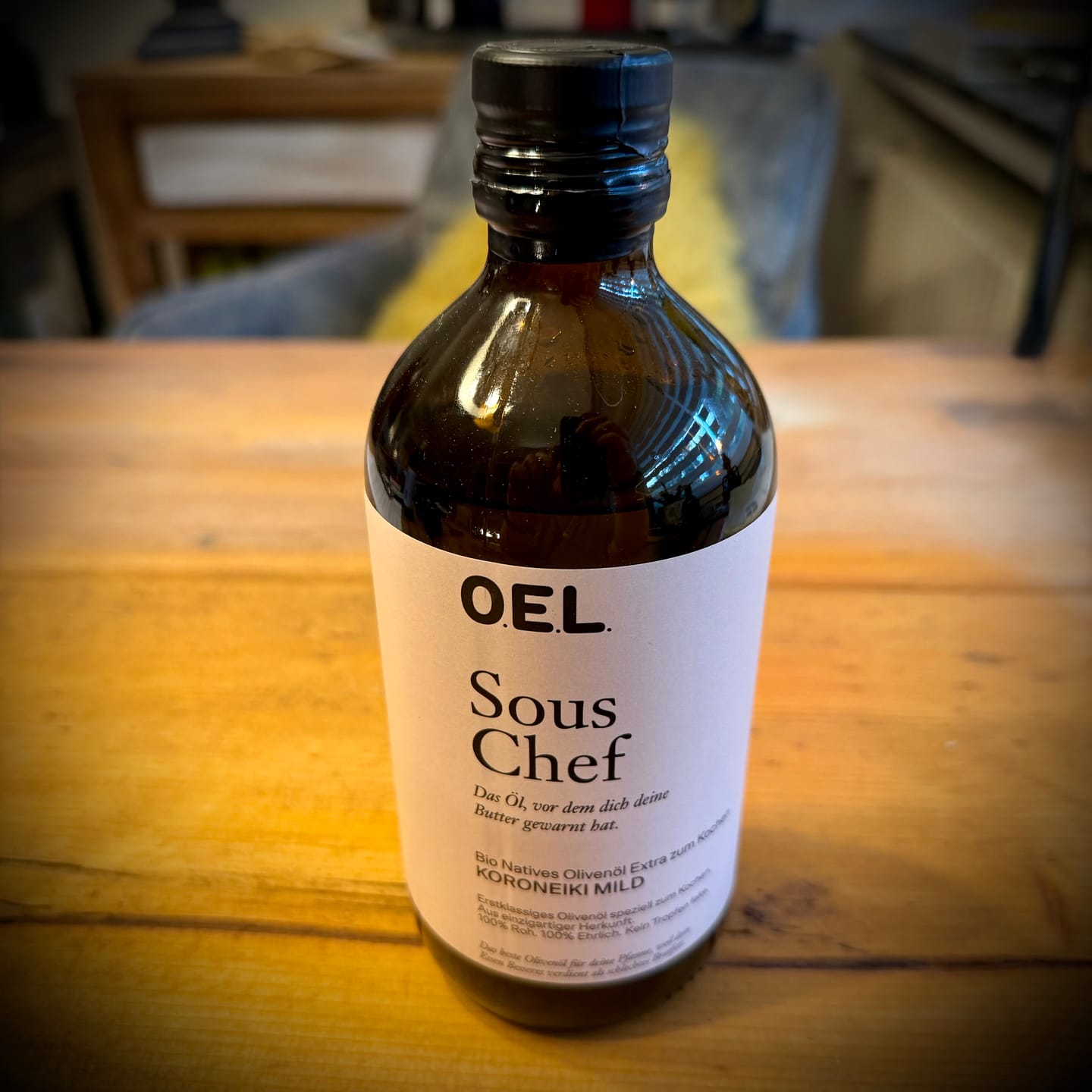 Customer photo review of Sous Chef 0,5 l Glasflasche - Bio Natives Olivenöl Extra