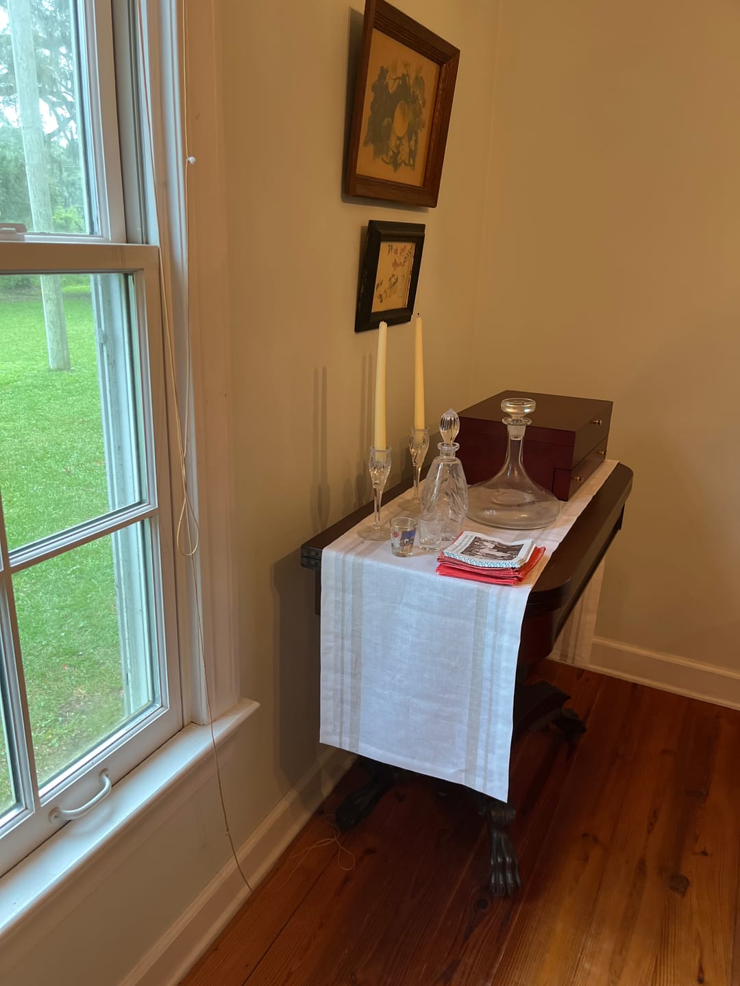 Customer photo review of French Stripe Table Runner